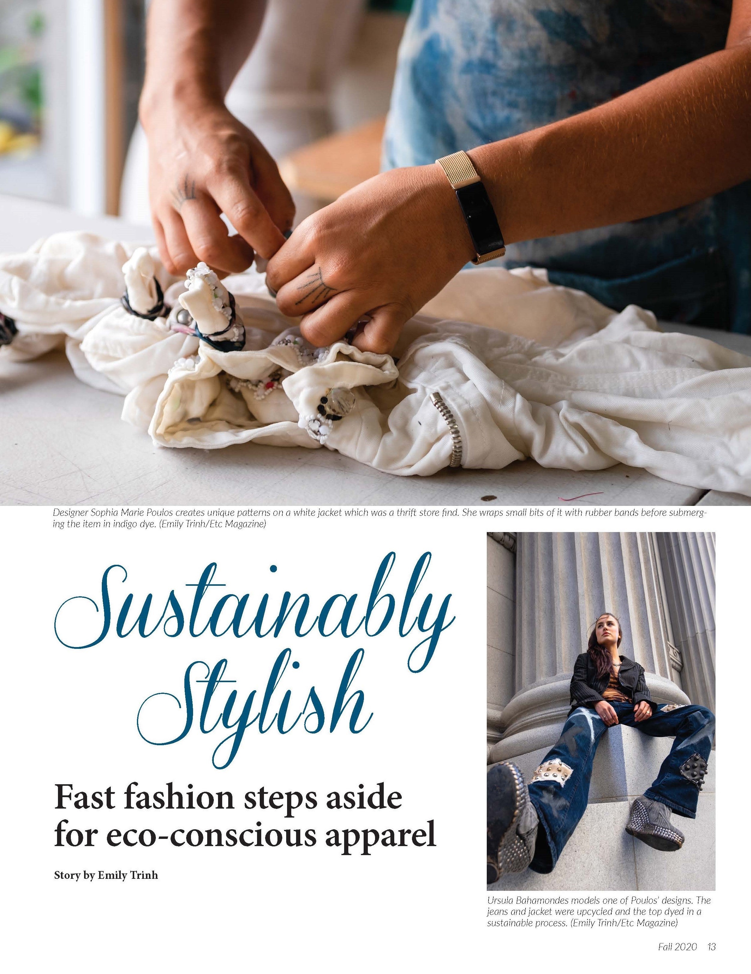 ETC Magazine - Fall 2020  ”Sustainably Stylish” - Kemily Visuals/Sophia Marie