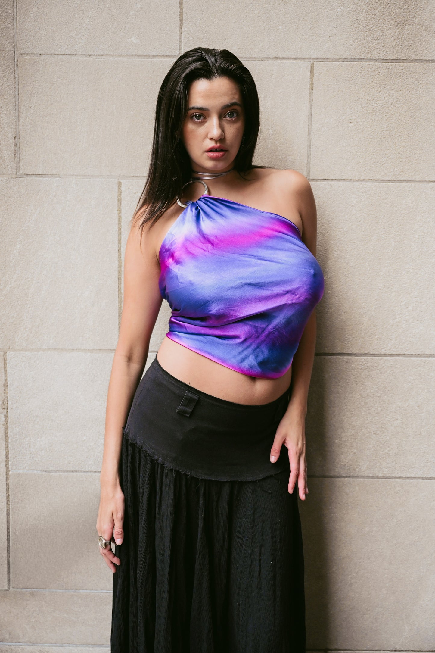 Amethyst Silk Scarf